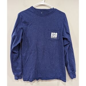 Southern Marsh Kinnucun's Specialty Outfitters Long Sleeve Blue Tee
